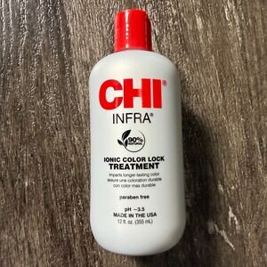 CHI Infra Ionic Color Lock Treatment Unisex 12oz White pH 3.5 Paraben Free 355mL